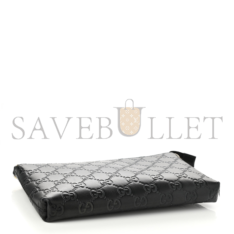 Gvc*1 ssima signature wrist wallet black 779791 (22.5*13*2.5cm)